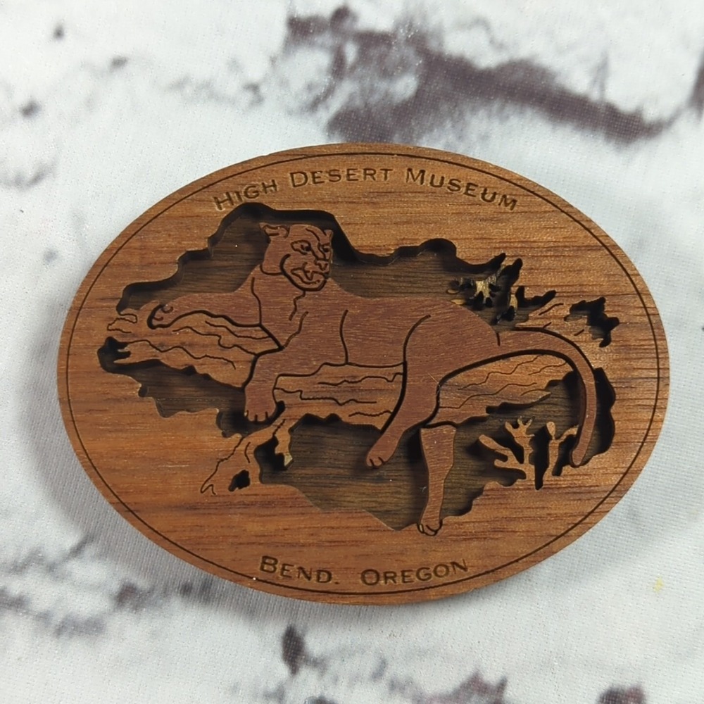 High Desert Museum Bend Oregon Wooden Refrigerator Fridge Magnet
